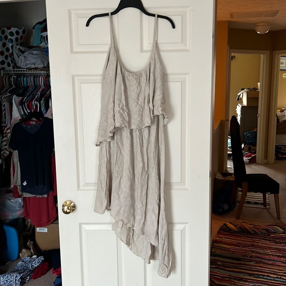 Haris cotton asymmetrical dress small‎